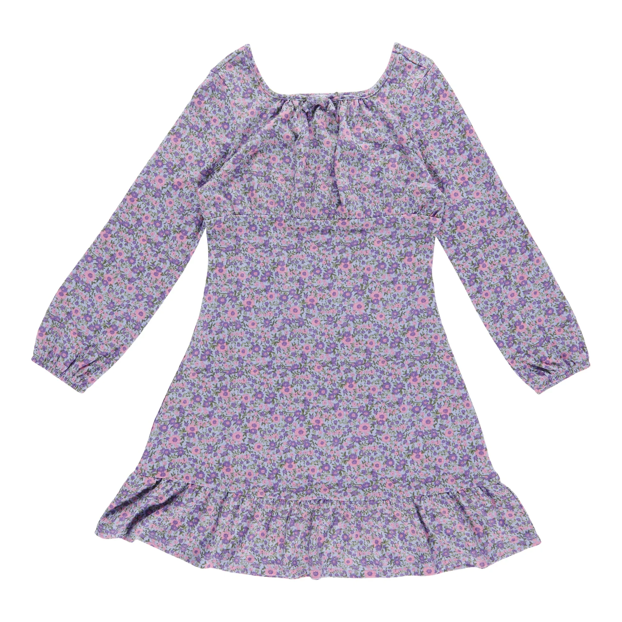 BELLA & BIRDIE Girl's Long Sleeve Floral Dress