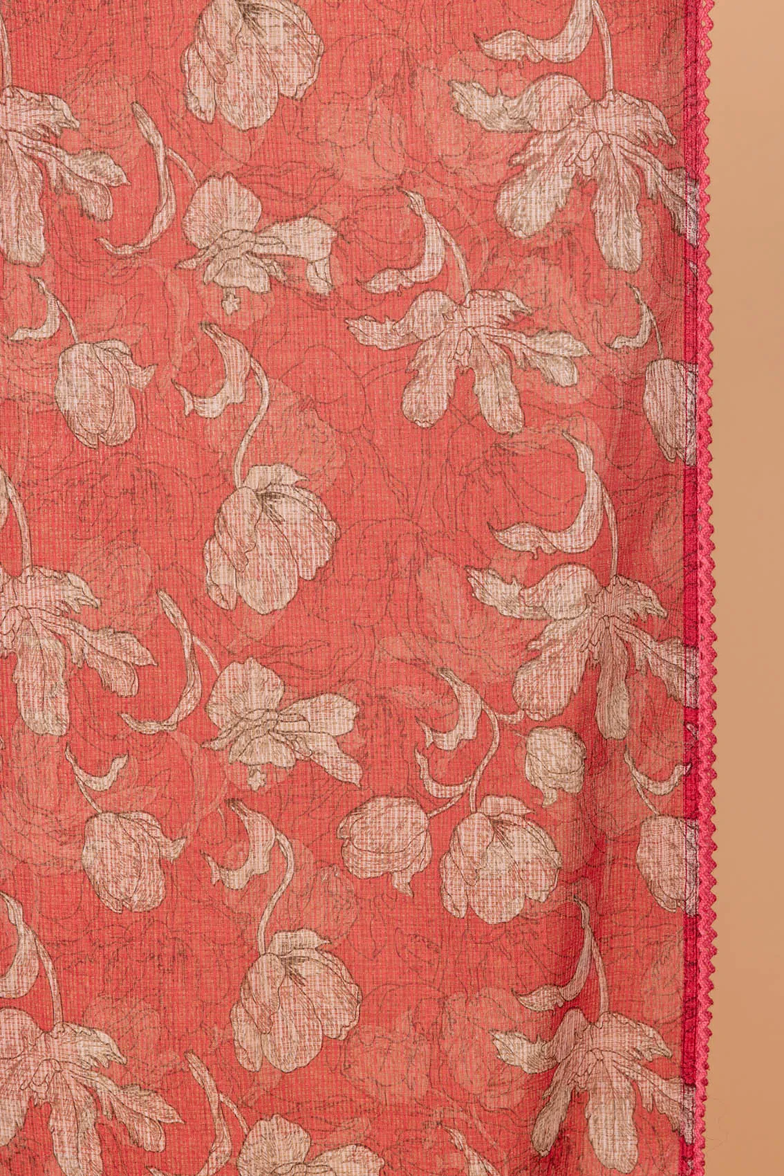 Coral Blossoms Doria Dupatta