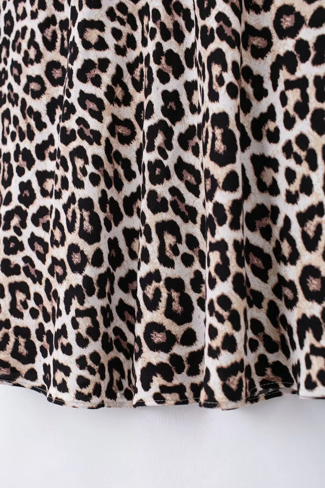 Farryn Leopard Print Midi Skirt