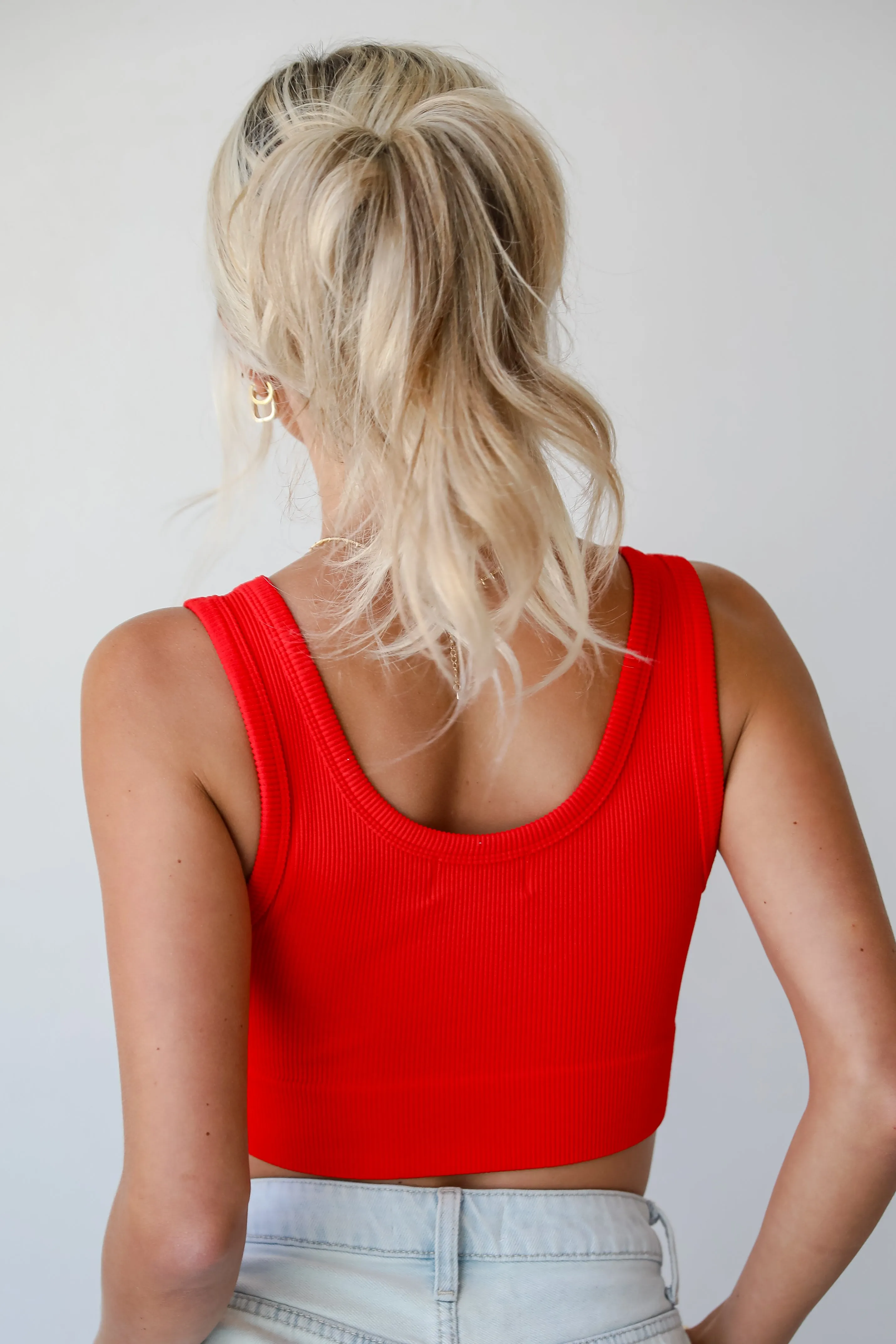 FINAL SALE - Easy On Me Seamless Cropped Tank