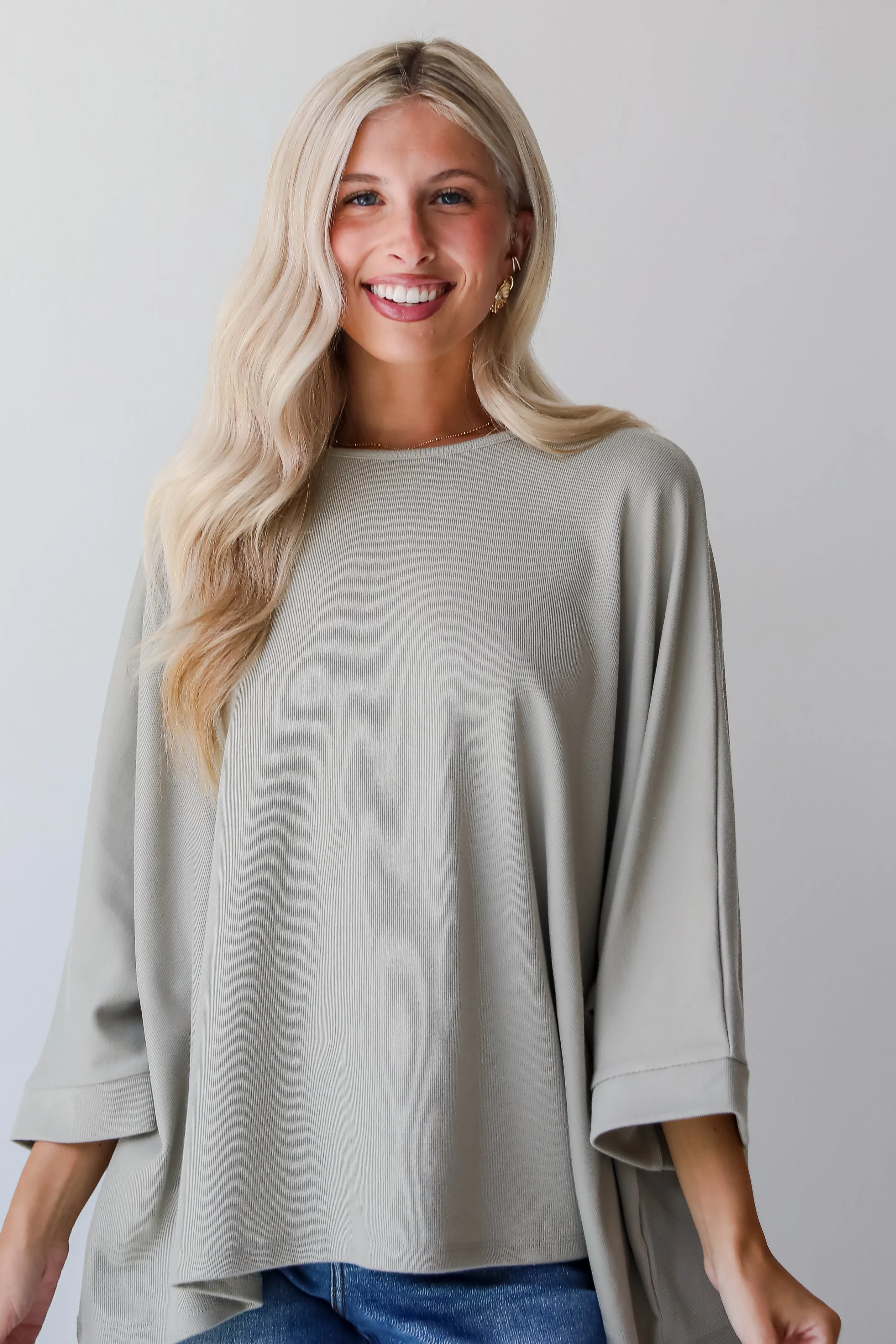 FINAL SALE - Reagan Oversized Knit Top