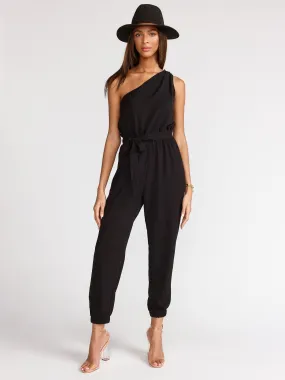 Gilli One Shoulder Waist Tie Jump suit - Brands We Love