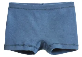 Girls Cotton "Boy Shorts" Underwear | Denim Blue