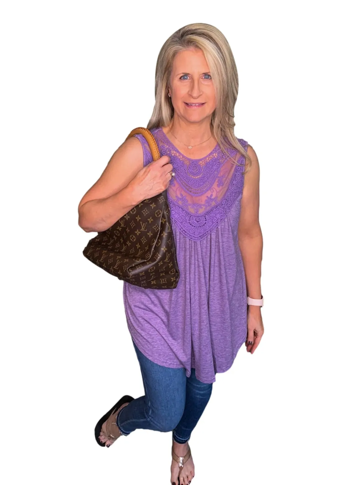 Lillian Lace Embroidered Top - Sample Item 50% Off - Final Sale