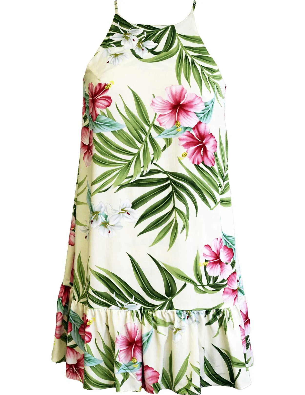 Nalani Hawaiian Sundress with Ruffle Hem