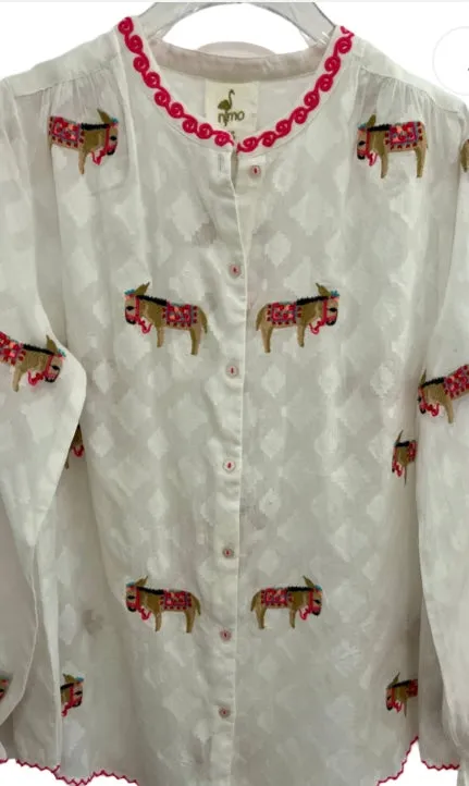 NIMO WITH LOVE~ Columbia donkey blouse