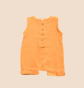 REM Sleeveless Shortall in Gold