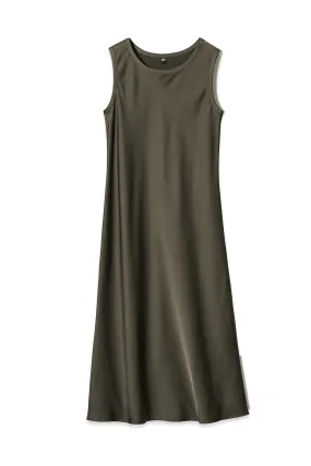 Satin Dress (Sleeveless)