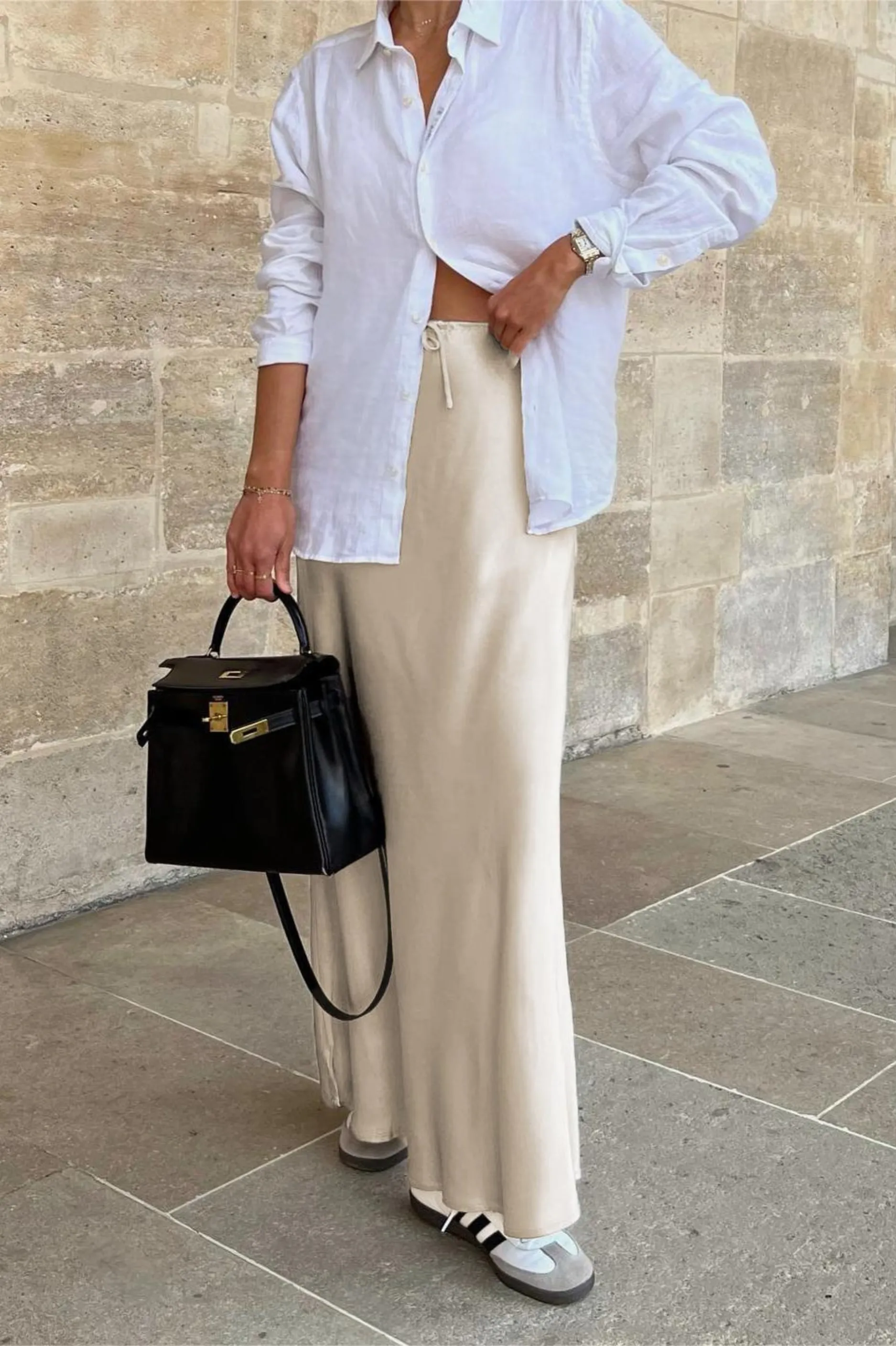 Satin Maxi Skirt