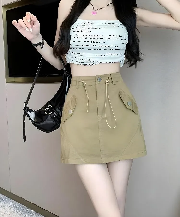 Y2K Cargo Mini Skort